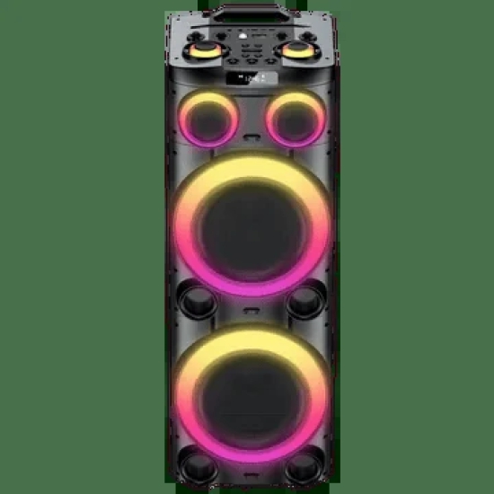 Croma Explode 2.0 1400W Bluetooth Party Speaker with Mic (RGB Party Laser Light, Preset EQ Modes, Black)