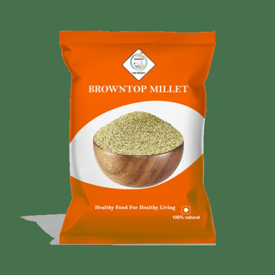 Swasth Unpolished and Natural Browntop Millet (Other Names of Brown Top Millet - Korale Cereals)