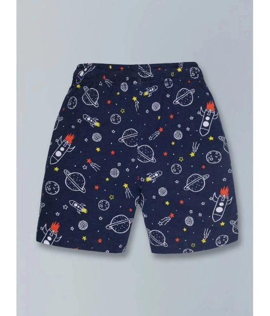 PLUM TREE - Light Blue Cotton Boys Shorts ( Pack of 2 ) - None