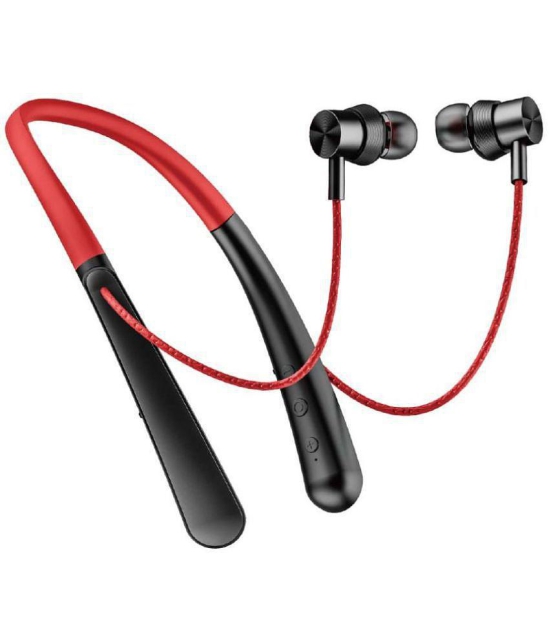 Bell  BLBHS 180  Bluetooth Bluetooth Earphone In Ear Powerfull Bass Red