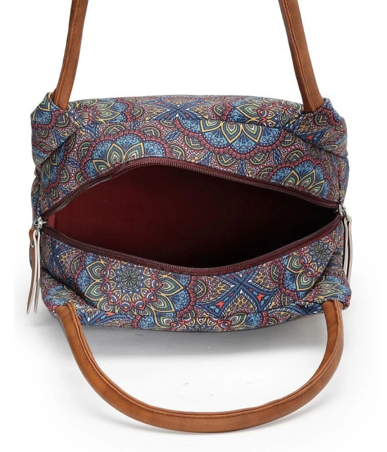 Anekaant Multicolor Cotton Handheld Bag - Multicolor