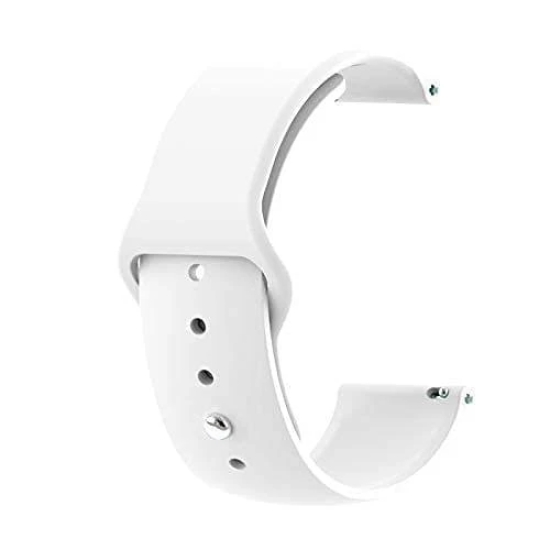 Exelent Smart Watch Strap Compatible For Watch Straps 45mm 44mm 42mm, Soft Silicone Sports Wristband for iWatch Series 7/6/5/4/3/2/1/SE (Watch Not Included) (White)