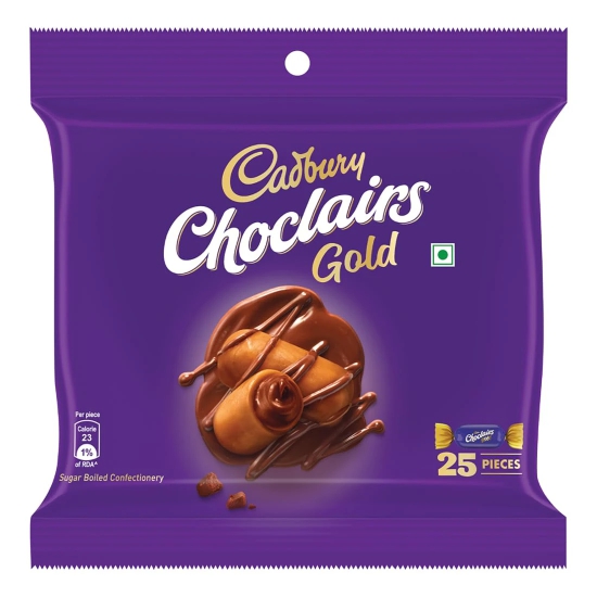 Cadbury Choclairs Gold 5.2g X 25 Uints Pouch