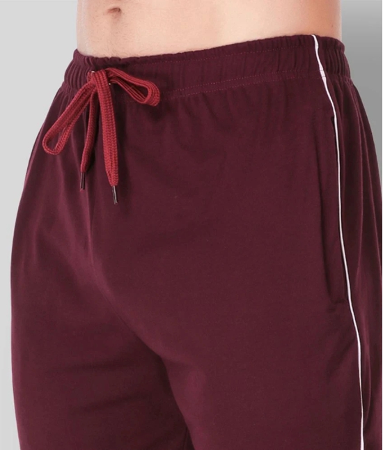 Uzarus - Maroon Cotton Blend Mens Shorts ( Pack of 1 ) - None