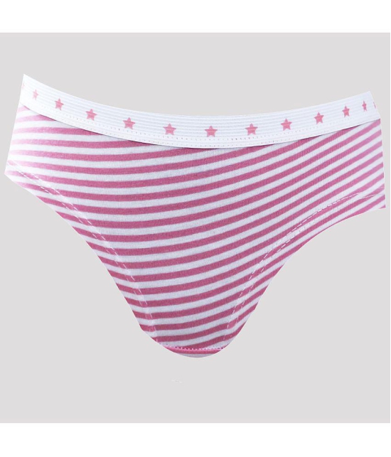 Ariel - Multi Cotton Blend Girls Panties ( Pack of 6 ) - None