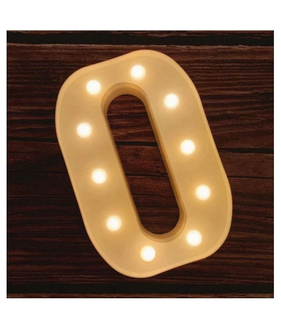 MIRADH LED Marquee Letter Light,(Letter-O) LED Strips - Yellow