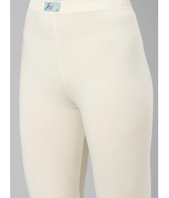 Jcss - Off White Lycra Women's Leggings ( Pack of 1 ) - None