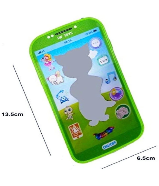 My Talking First Learning Kids Mobile Smartphone with Touch Screen and Multiple Sound Effects, Along with Neck Holder for Boys & Girls (ben 10)