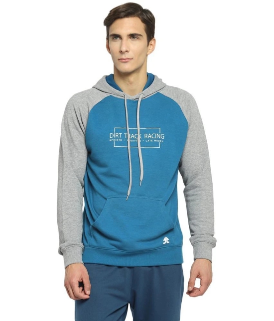 OFF LIMITS Blue Poly Cotton Sweatshirt - M