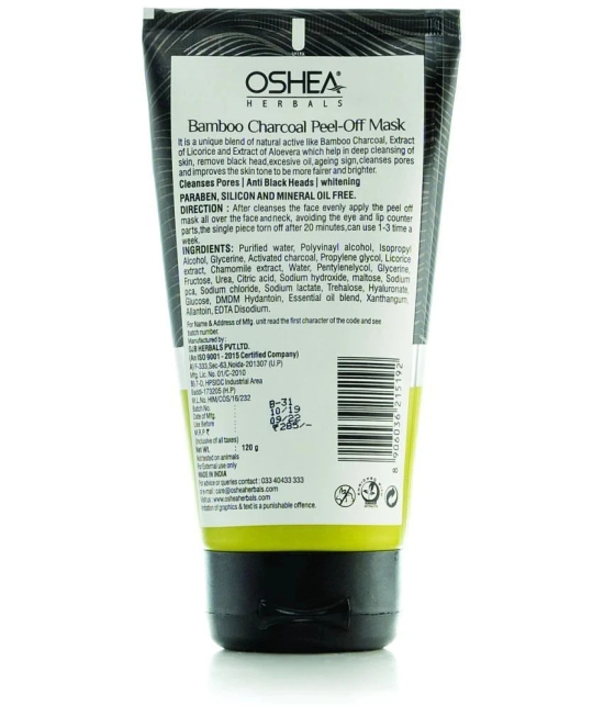 Oshea Herbals Activated Charcoal peel off mask 120Grams