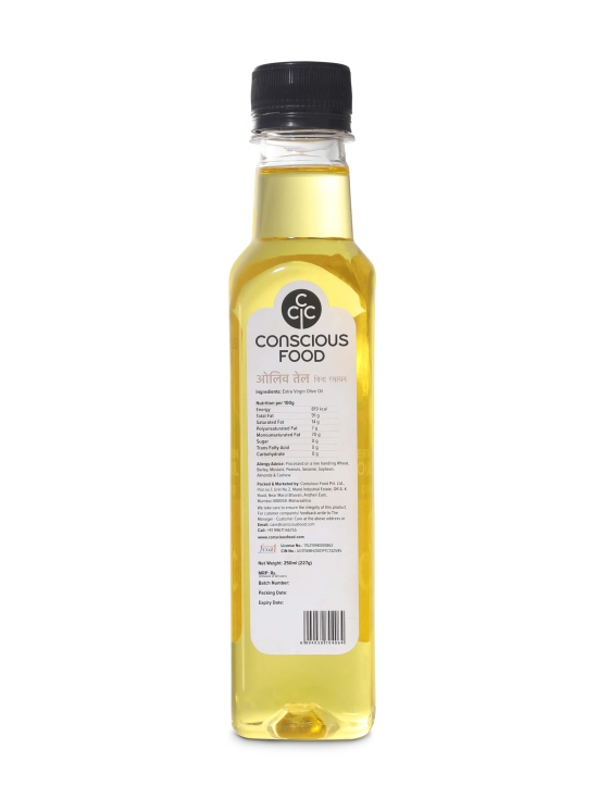 Pack of Extra Virgin Olive Oil - 250ml & Virgin Coconut Oil - 250ml-Bundle