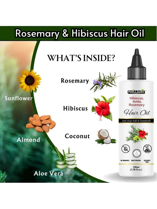 Phillauri Hair Growth Rosemary Oil 100 ml ( Pack of 1 )