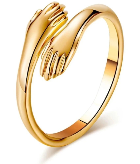 FASHION FRILL - Gold Rings ( Pack of 1 ) - None