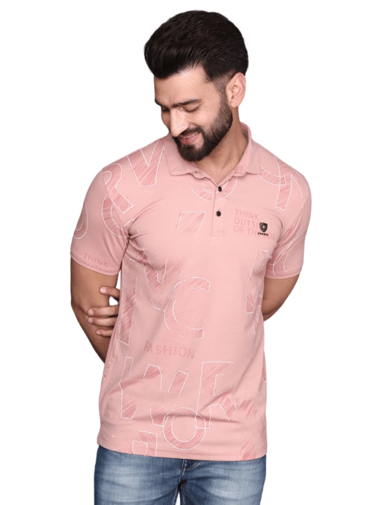 Albion Mens Jaini Peach T-Shirt