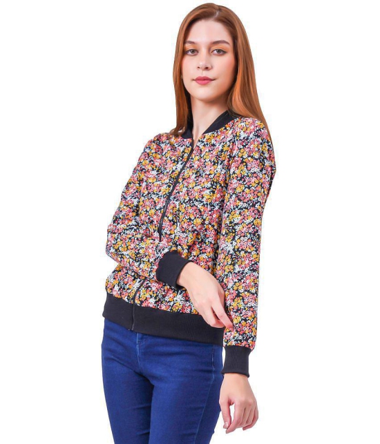 NUEVOSDAMAS - Polyester Multi Color Bomber Jackets Pack of 1 - None