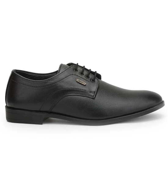 Liberty - Black Mens Derby Formal Shoes - None