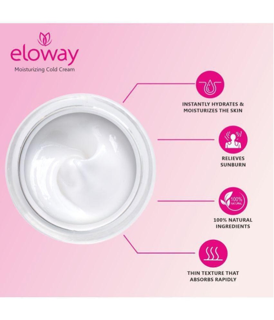 Eloway Moisturizing Cold Cream with SPF-15, 50g Pack of 6