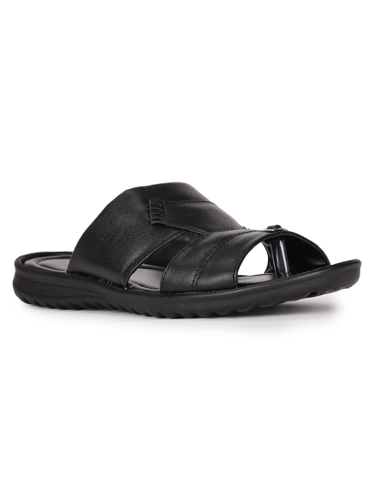 Bata Black Chappal For Men BLACK size 9