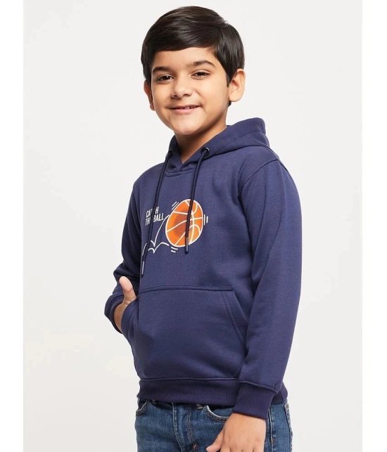 UBX Pack of 1 Boys Fleece Sweatshirt ( Navy Blue ) - None