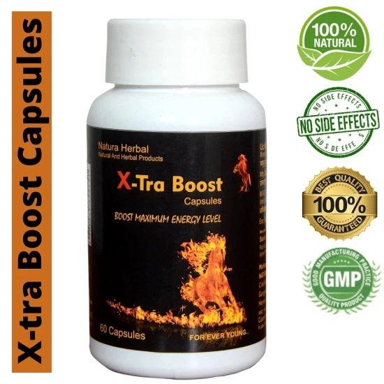 Natura Herbal X-Tra Maxx Energy Booster Capsule-  30 Caps