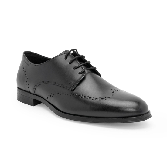 Red Tape Formal Derby Shoes for Men | Real Leather Shoes With Low-cut Pattern