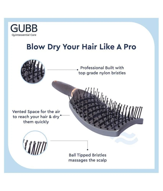 Gubb Vent Hair Brush Elite Range Vented Brush