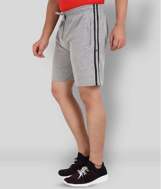 Neo Garments - Grey Cotton Mens Shorts ( Pack of 1 ) - None