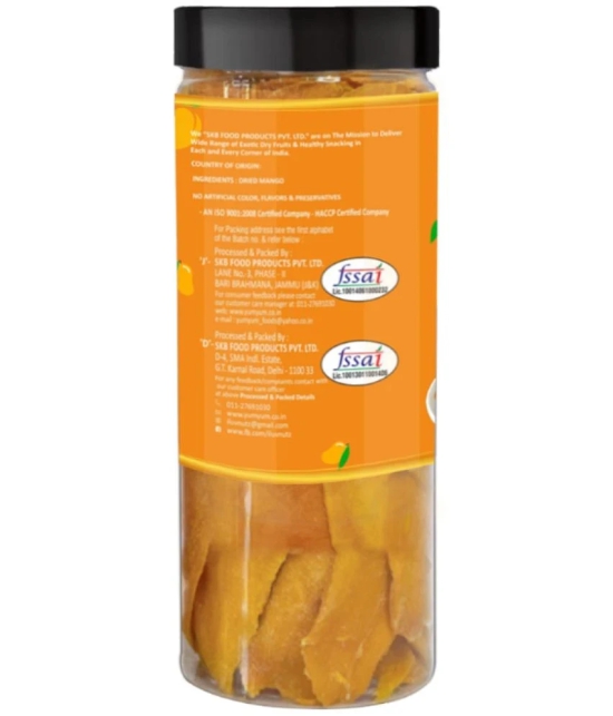 YUM YUM Dried Mango Sliced 600 g (Pack of 4 - 150 g Jar Each) Mango Fruits