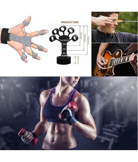 Premium Finger Strengthener 2 Pack Forearm Finger Exerciser Hand Strengthener Yoga Hand Resistance Finger Expander, Hand Strengthening Equipment - Multi Color