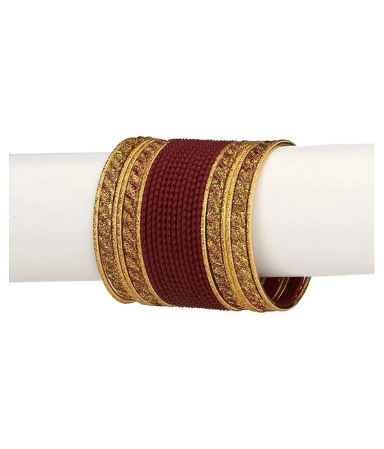 AFAST Colorful Combo Of 2 Metal Bangle Set, For Party And Daily Use, 24 Bangle Each Color - None