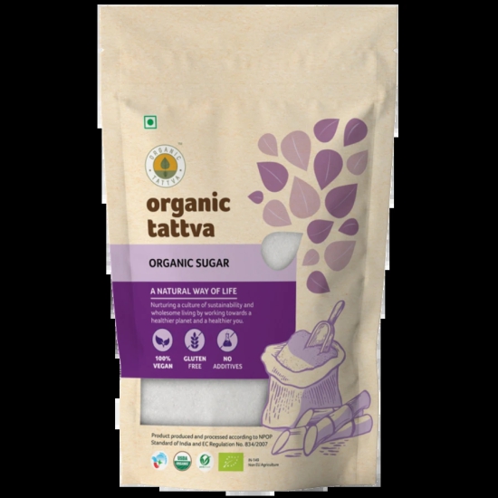 Organic Tattva Organic Sugar, 500 Gms