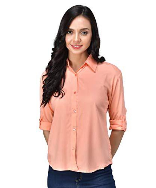 FUNDAY FASHION Women's Solid Casual Full Sleeve Rayon Regular Fit Shirt