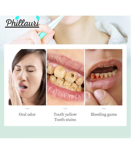 Phillauri Long lasting fresh breath- teeth whitening foam Denture Oral Kit