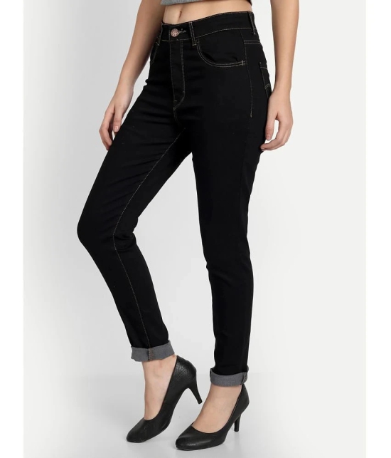 AngelFab - Black Denim Skinny Fit Womens Jeans ( Pack of 1 ) - None