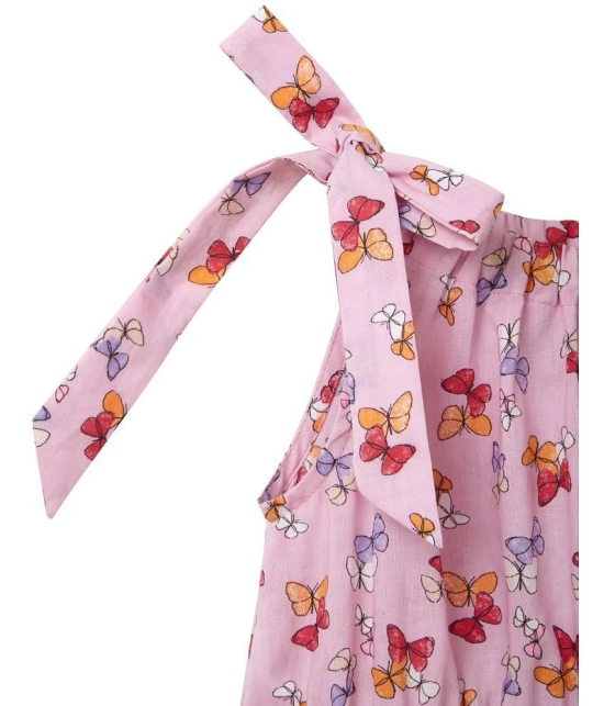 Cub Mcpaws - Pink Rayon Girls Frock ( Pack of 1 ) - None