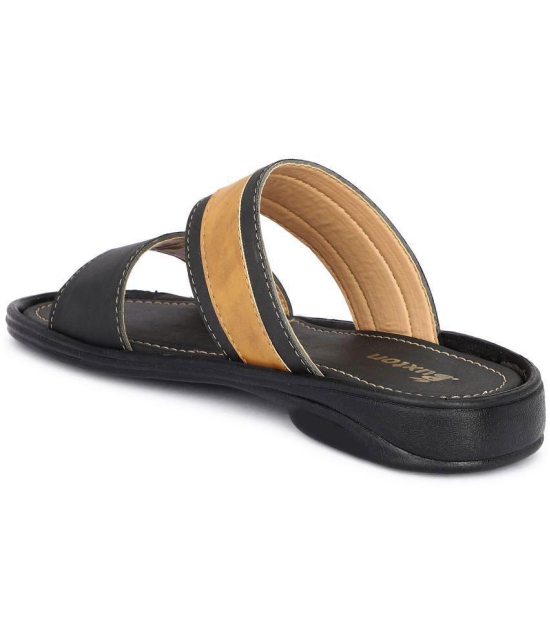 Buxton - Black Men's Slide Flip Flop - None