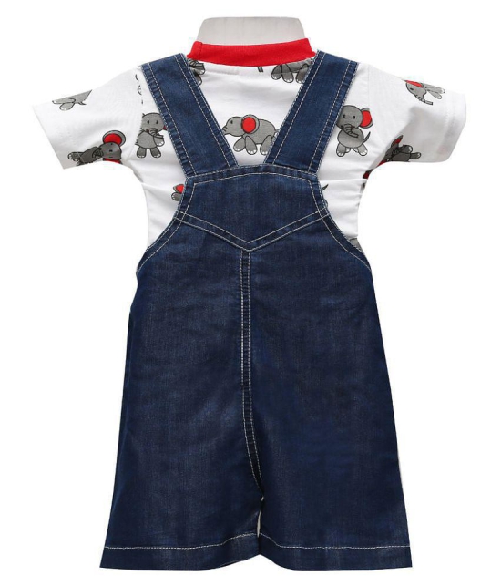 Balloons Multicolor Denim Rompers - 12-18 Months