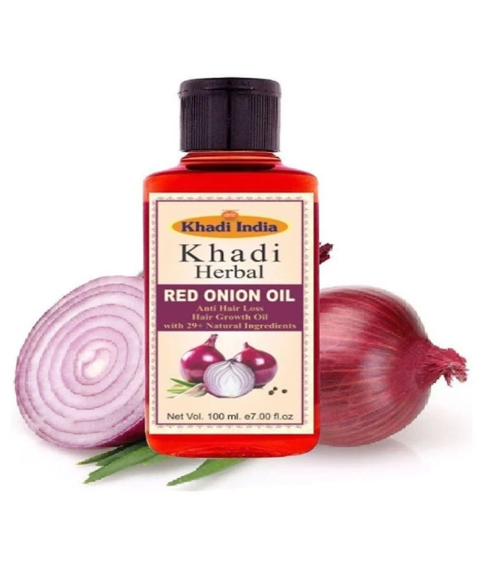 Khadi Red Onion oil with Keratin Infused & Hair Tonic 100 mL