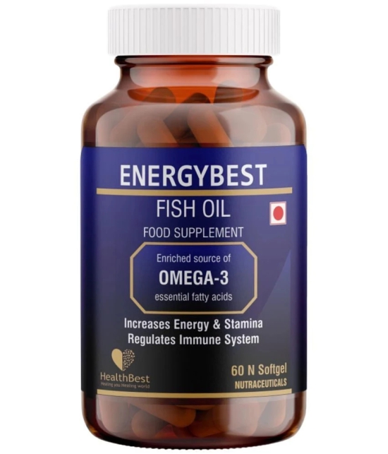 HealthBest - Omega-3 Fatty Acids Capsule ( Pack of 2 )