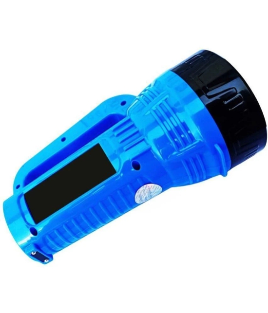 Rechargeable Flashlight Torch ,Long Distance Beam Range with 3 light modes. - Assorted