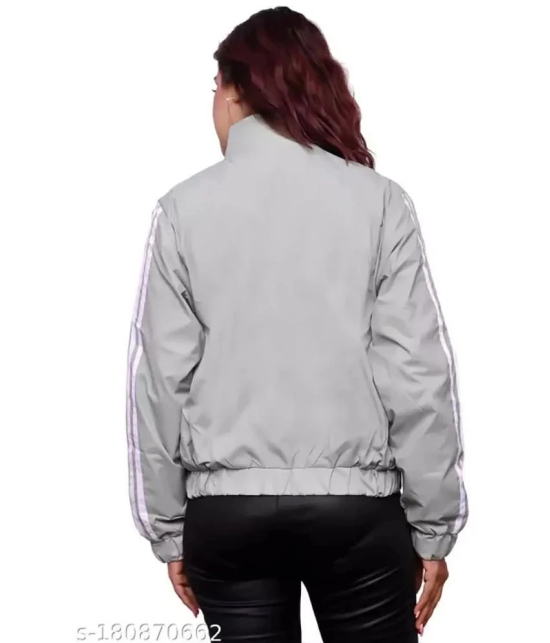 PPTHEFASHIONHUB - Polyester Grey Jackets - None