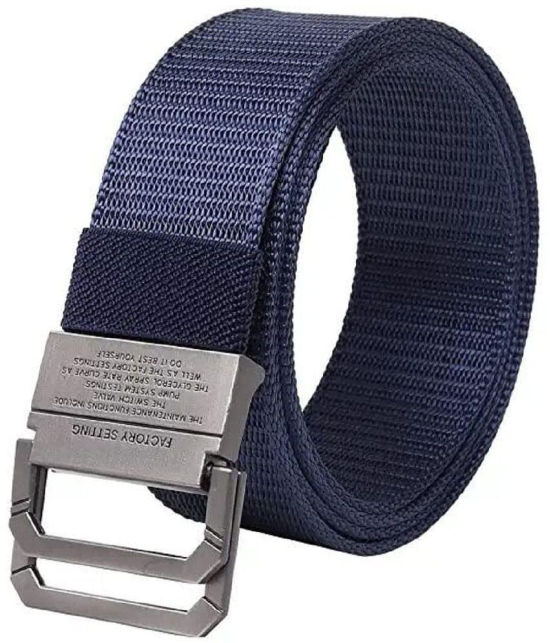 Zacharias - Multicolor Canvas Men's Casual Belt ( Pack of 2 ) - None