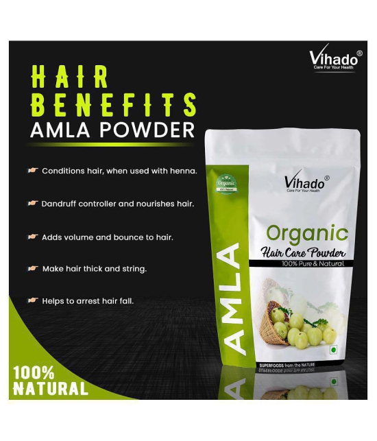 Vihado Natural Amla Powder For Hair Mask 200 g