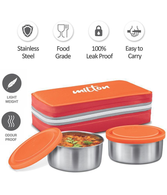 MINI LUNCH TIFFIN(NEW COLOR),ORANGE