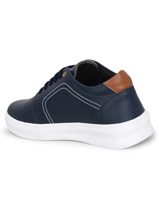 Leeport Blue Mens Sneakers - None