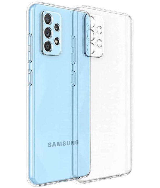 Case Vault Covers - Transparent Silicon Silicon Soft cases Compatible For Samsung Galaxy A33 5G ( Pack of 1 ) - Transparent