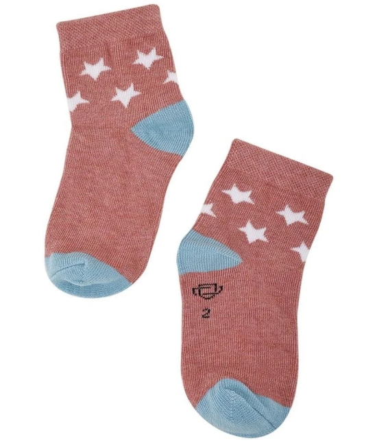 Dollar Socks Multicolor Cotton Blend Boys Ankle Length Socks ( Pack of 3 ) - 18-24 months