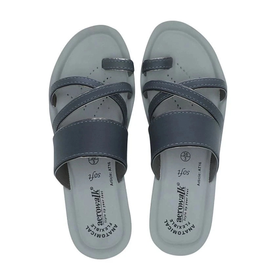 Aerowalk Gray Womens Flats - None