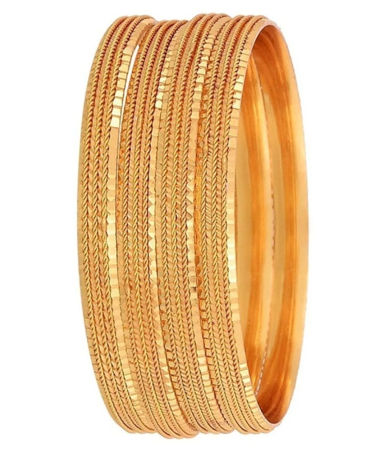 YouBella Gold Plated Bangles Jewellery For Girls / Women - 2.8