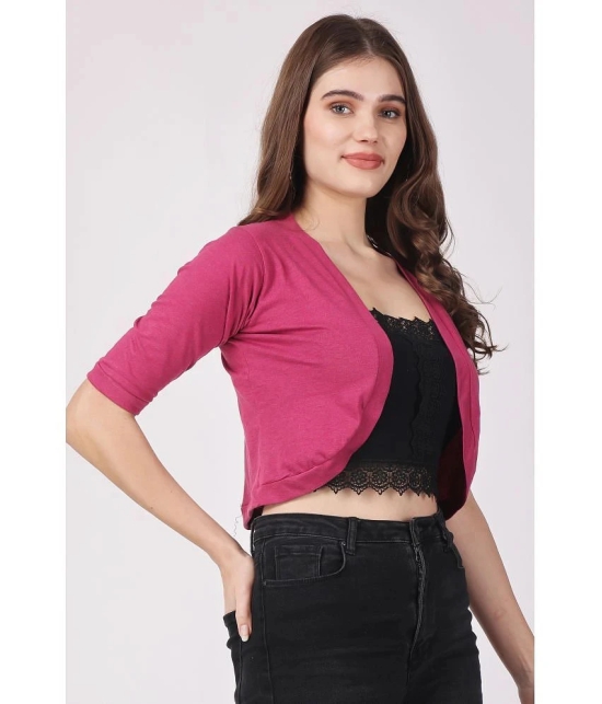 Affair Cotton Womens Shrugs - Pink ( Single ) - None